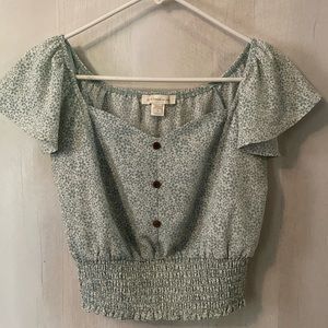 Dressy mint green shirt, size small